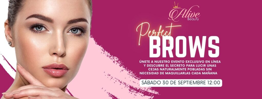 Únete al evento perfect brows de alive beauty y descrubre la magia del microblading Únete al evento perfect brows de alive beauty y descrubre la magia del microblading
